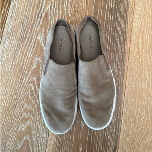 Vince Women’s Slip On Sneakers Tan Suede Size 6.5